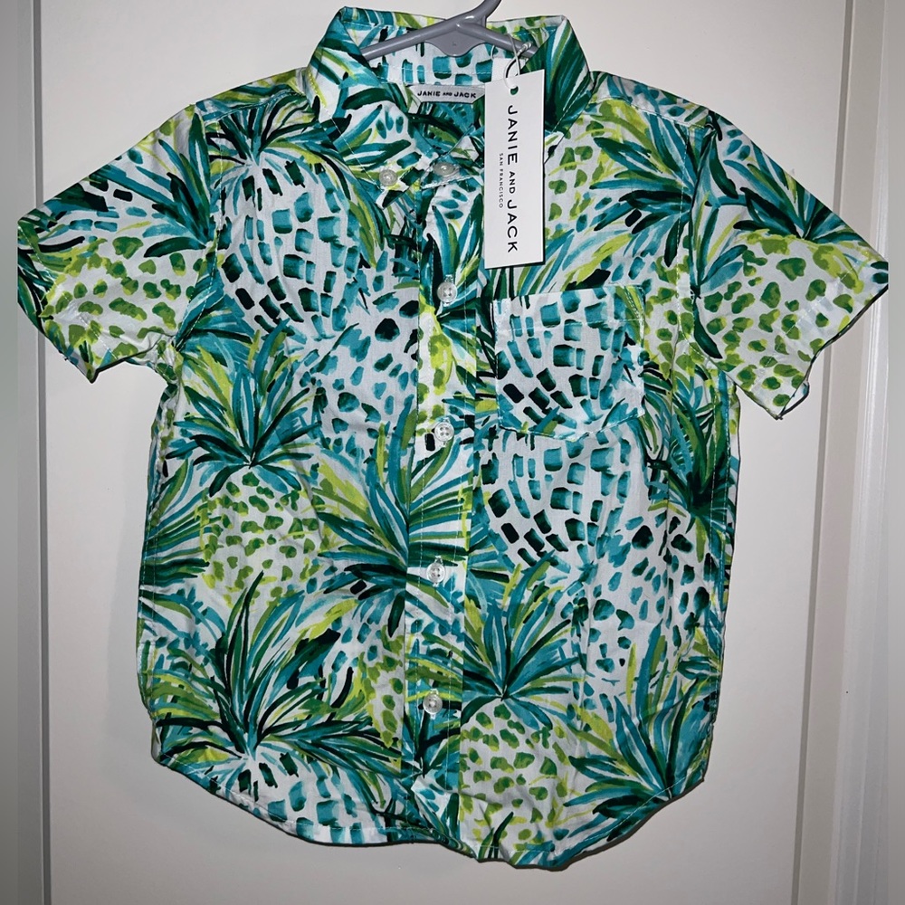 Janie and Jack 2T boys button up